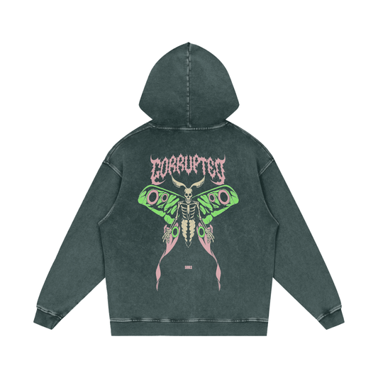 Corrupted Acid Wash Oversize Hoodie